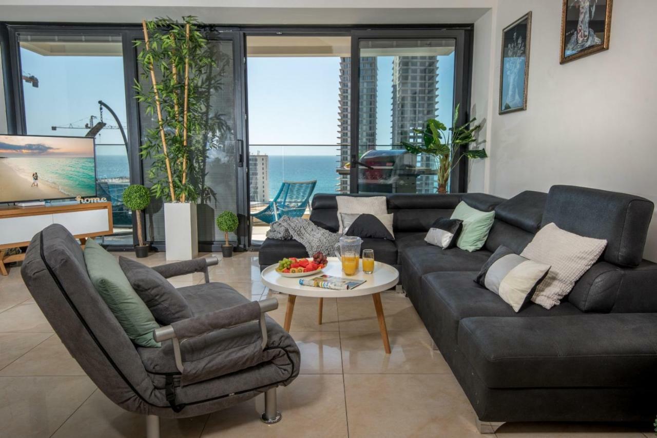 Bat Yam Luxery 5Br Sea View Suite Eksteriør bilde
